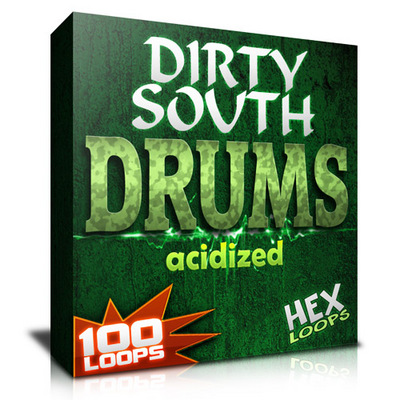 Product picture Dirty South 100 Drums Loops Download