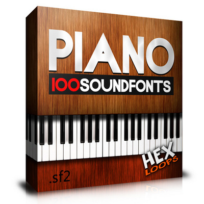 Product picture Piano Soundfonts 100 SF2 Files Download