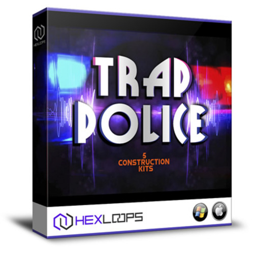 Product picture Trap Police 5 Construction Kits Wav MIDI Loops Samples