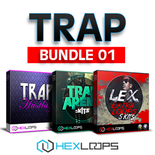 Product picture Trap Bundle 01 - Loops and Samples MIDI WAV SF2