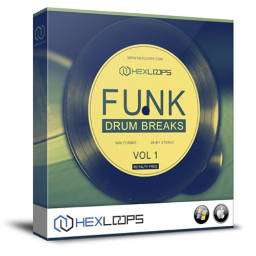 Product picture Funk Drums Break Beats Loops - Wav 24 Bit