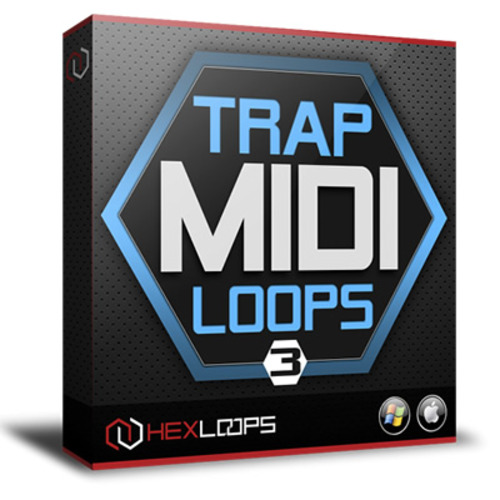 Product picture Trap MIDI Loops Vol 3 - MIDI Files and Patterns Pack