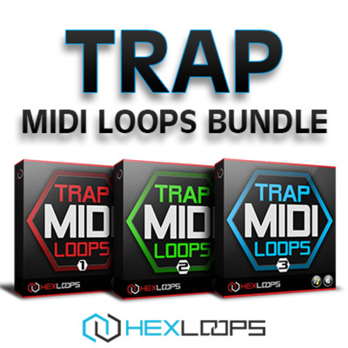 Product picture TRAP MIDI LOOPS BUNDLE PACK